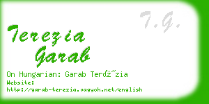 terezia garab business card
